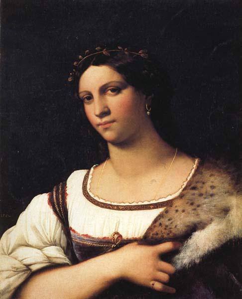 Sebastiano del Piombo La Fornarina Sweden oil painting art